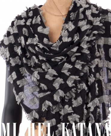 Палантин Унисекс CutT.W100_24DMW-11.2/BL